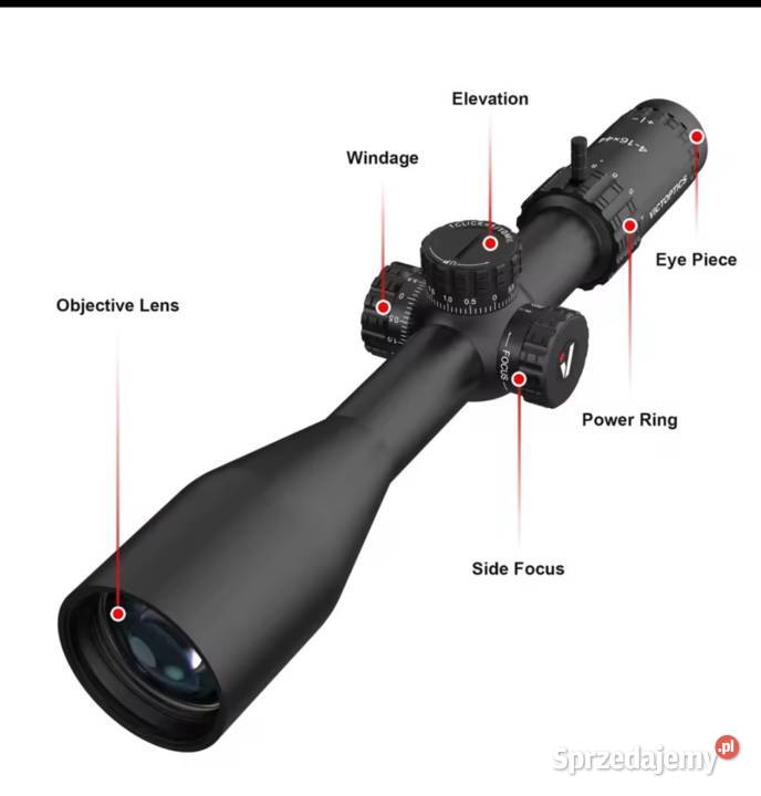 Luneta VICTOPICS 4X16X44 SFP śląskie Ruda Śląska sprzedam