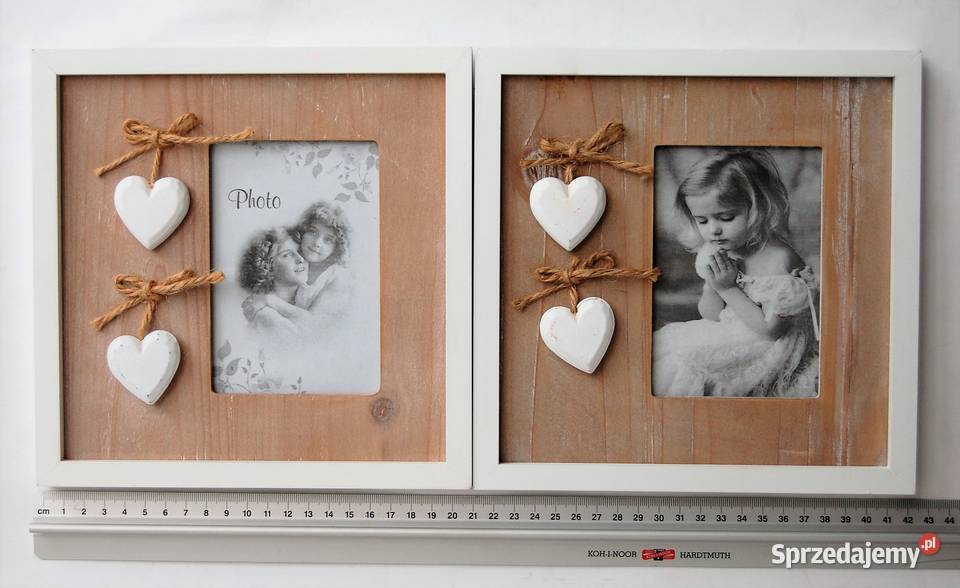 Ramka do zdjęć shabby chic drewniana z sprzedam