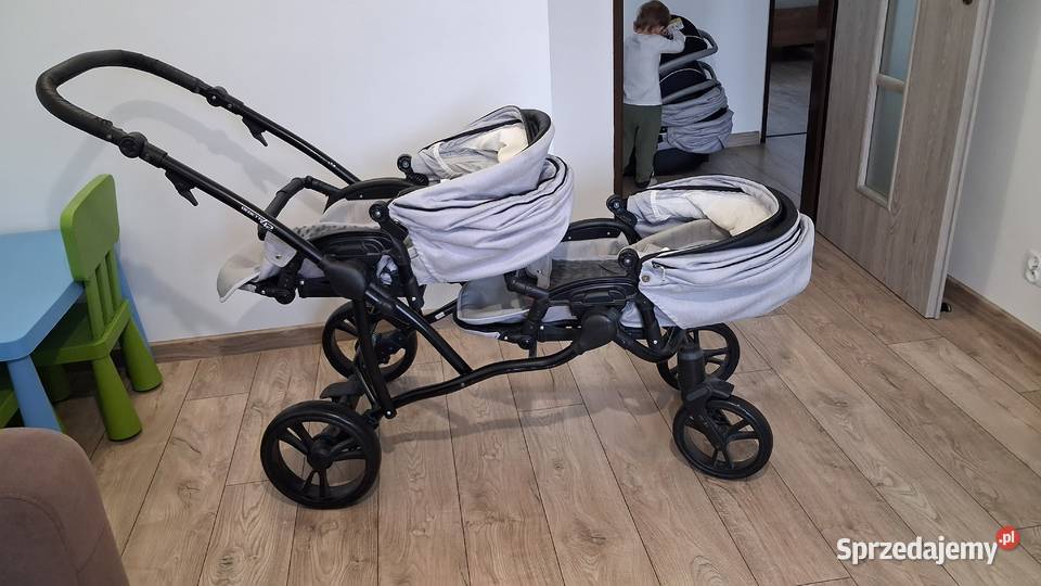 Wózek Bebetto 3w1 Bliźniacze Kruchowo