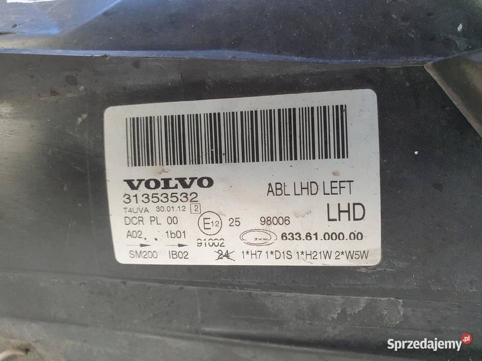 Volvo V70 XC70 III S80 II PRZEDNIA LAMPA LEWA Janów
