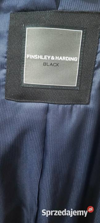 Płaszcz męski Finishley Harding Black Zamość