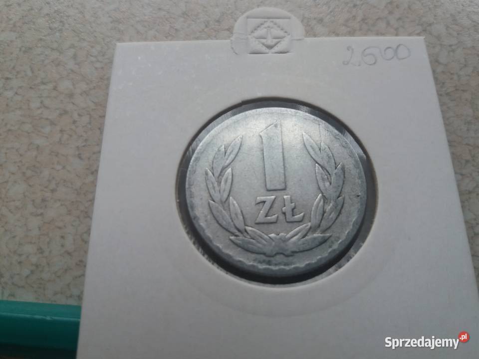Moneta 1 bez znaku mennicy 1949 śląskie Będzin