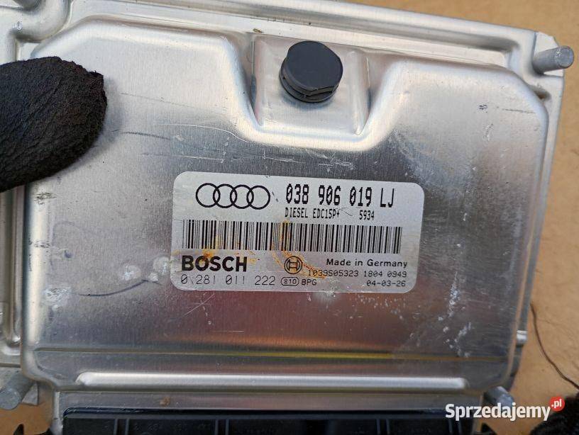 STEROWNIK SILNIKA KOMPUTER AUDI A4 B6 osobowe Części samochodowe Gliwice