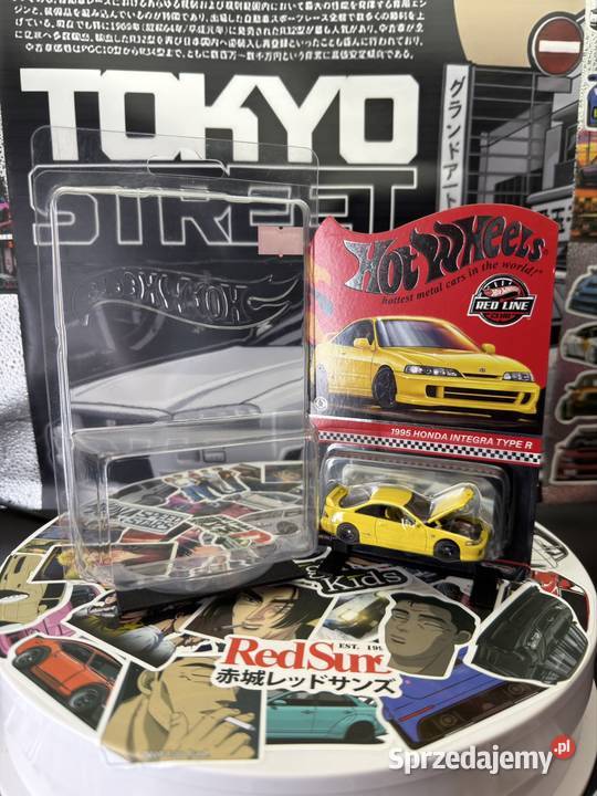 Hot Wheels RLC 1995 Honda Integra Type R Yellow dolnośląskie Wrocław