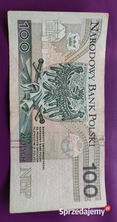 Banknot kolekcjonerski 100 1994 seria Pruszków