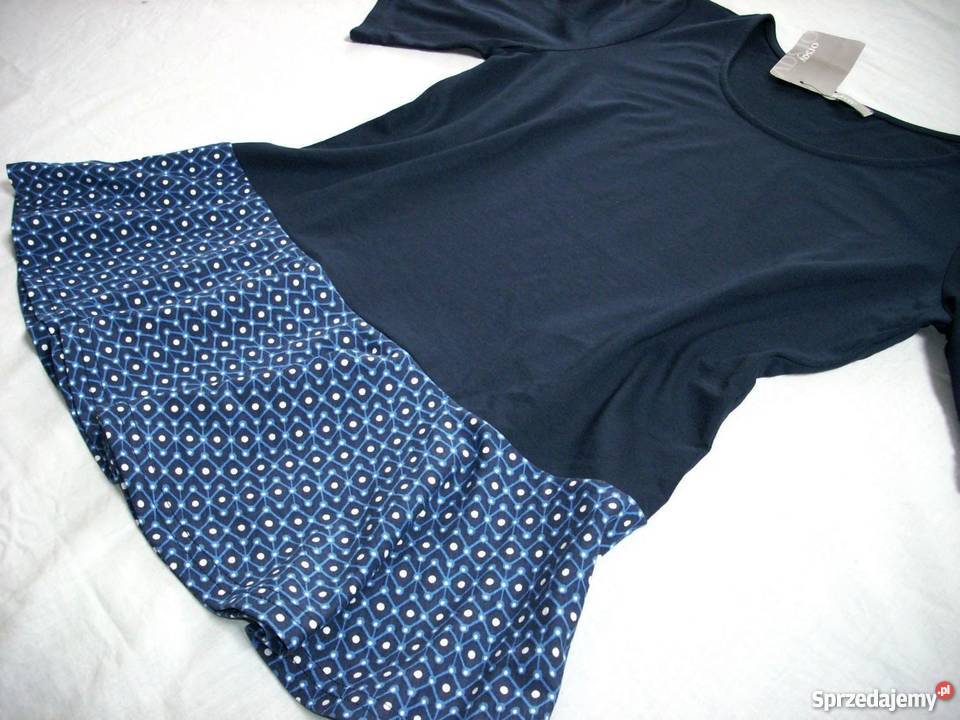 ORSAY bluzka tunika NOWA łączona granat 38 M Nowy Sącz