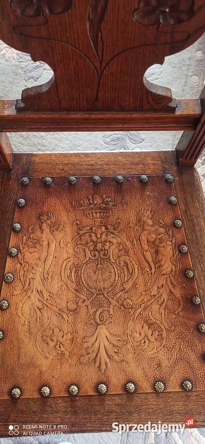 Piękne drewniane krzesło
Eklektyk Wytłaczane Gdańsk