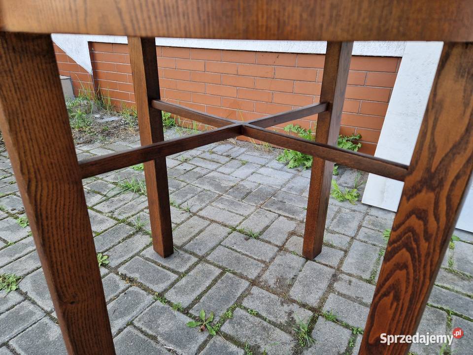 Stary stół dębowy Odnowiony zachodniopomorskie Szczecinek