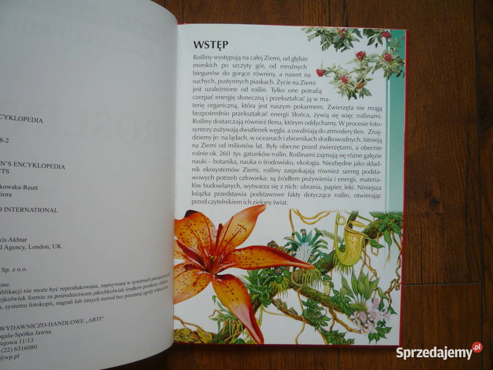 NOWA Ilustrowana encyklopedia Rośliny Książka Szczecin