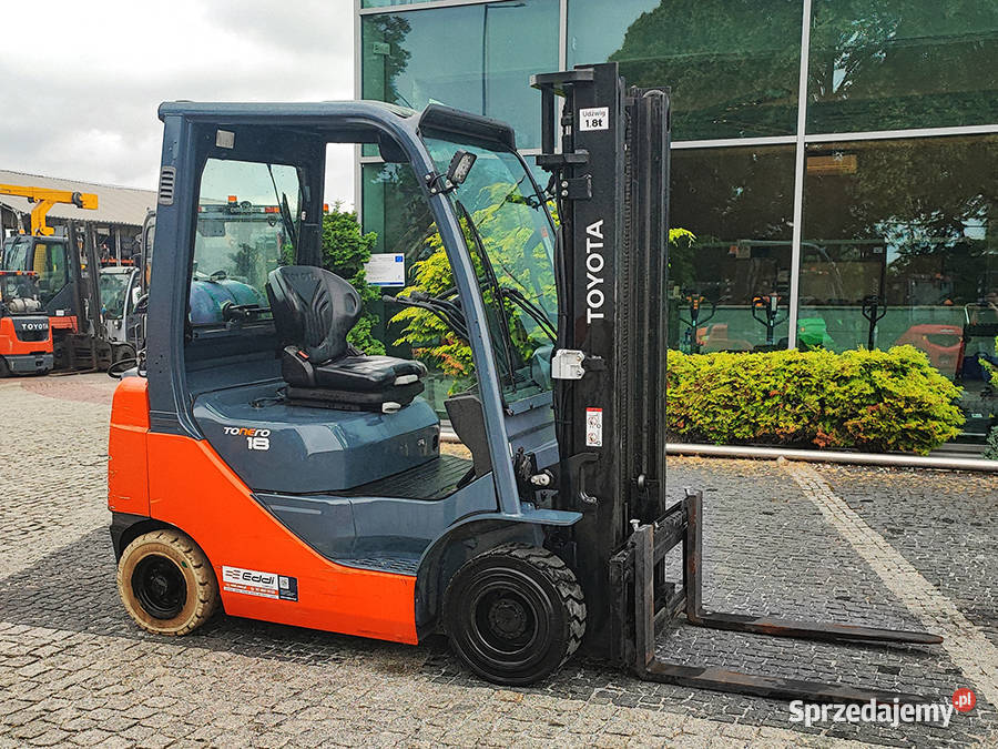 Wózek widłowy Toyota 028FGF18 18 t duplex 33 m Kęty
