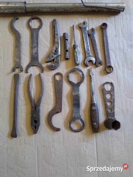 Junak m10 m07 wyposażenie narzędzia prl Kruszwica