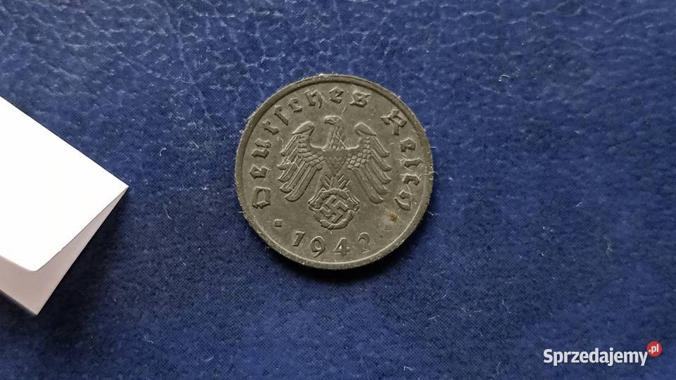 Stare monety 1 feng 1942 Niemcy Lesko