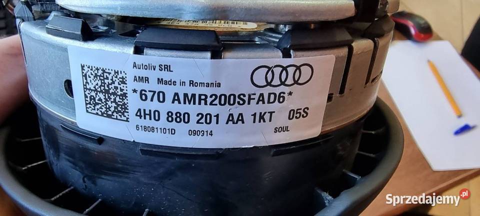 PODUSZKA AIRBAG AUDI A8 L D4 4H0880201AA Lipno