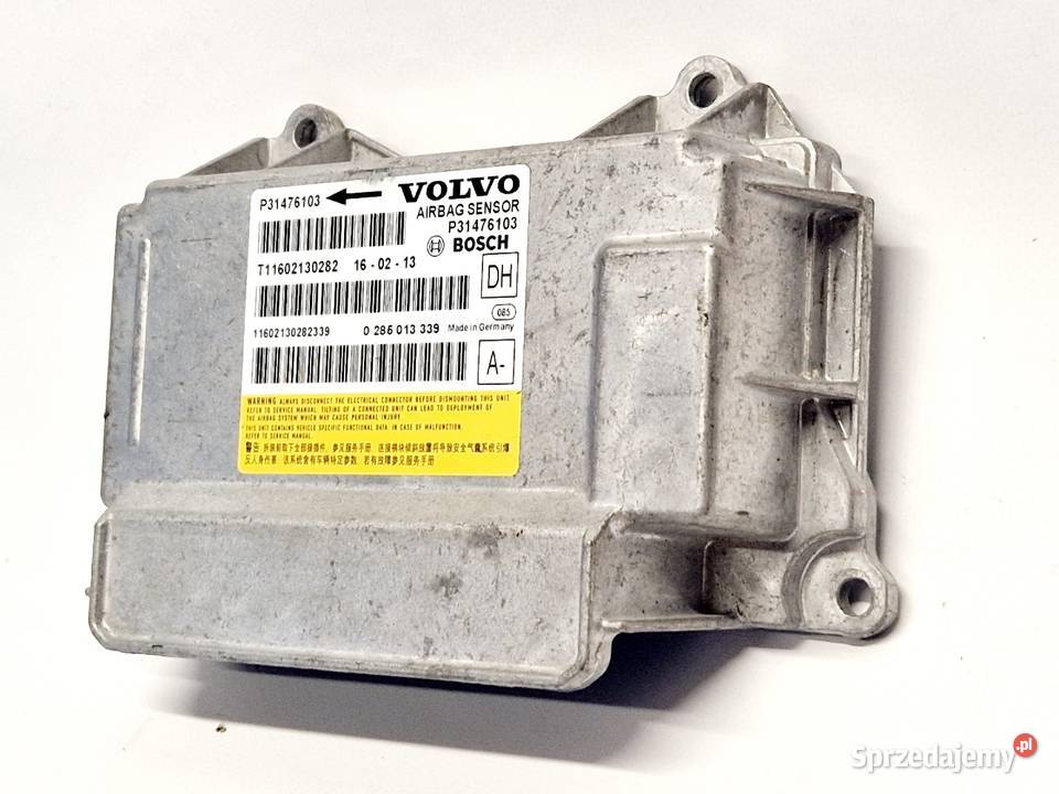 VOLVO XC60 I V60 S60 MODUŁ SENSOR PODUSZEK Poznań