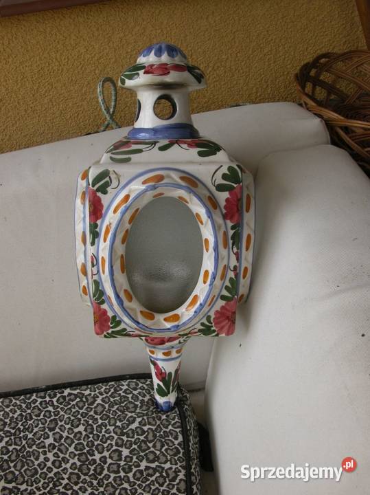 ceramiczna latarnia świecznik Gorzów Wielkopolski