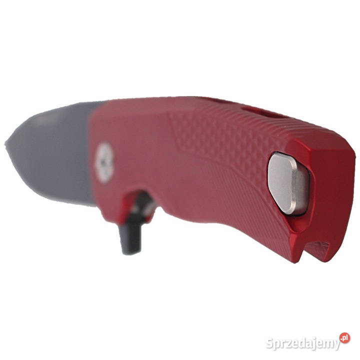 Nóż składany LionSteel Red Aluminium Black M390 Warszawa