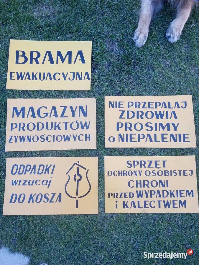 Tablice BHP zestaw 43