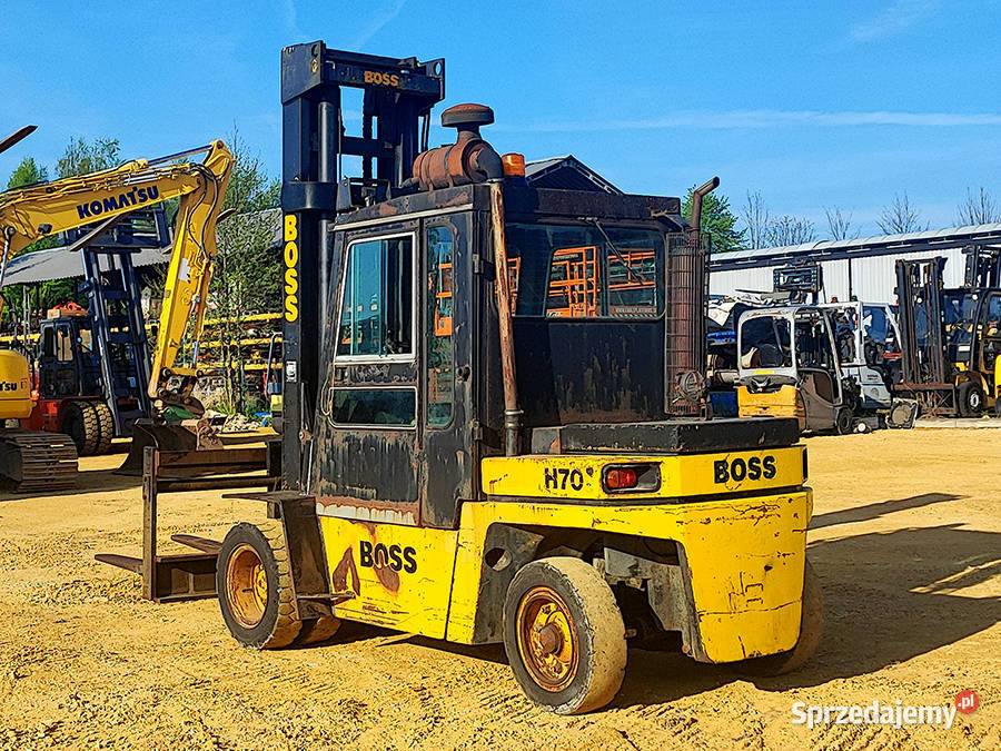 Wózek widłowy Boss H7060D diesel 7 ton duplex 45 diesel Kęty