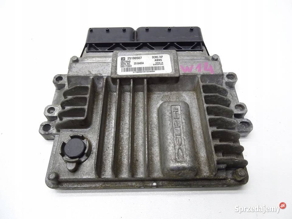 KOMPUTER STEROWNIK SILNIKA 25190507 OPEL ANTARA osobowe