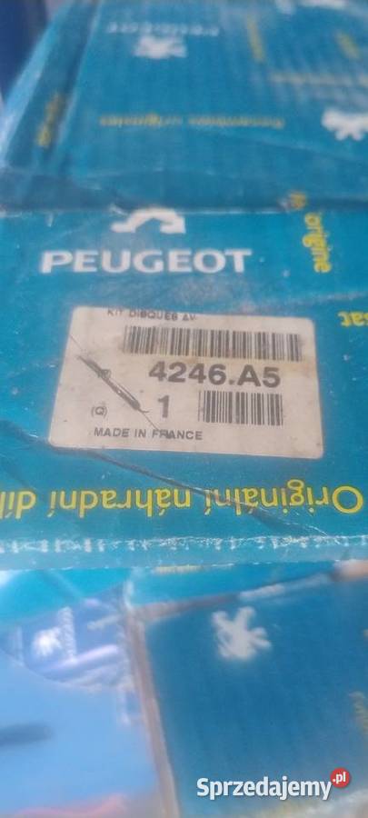 Tarcze hamulcowe Peugeot numer katalogowy 4246a5 osobowe Długołęka