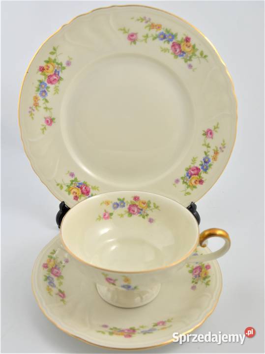 Zestaw śniadaniowy CT Tielsch Altwasser Porcelana i szkło Warszawa