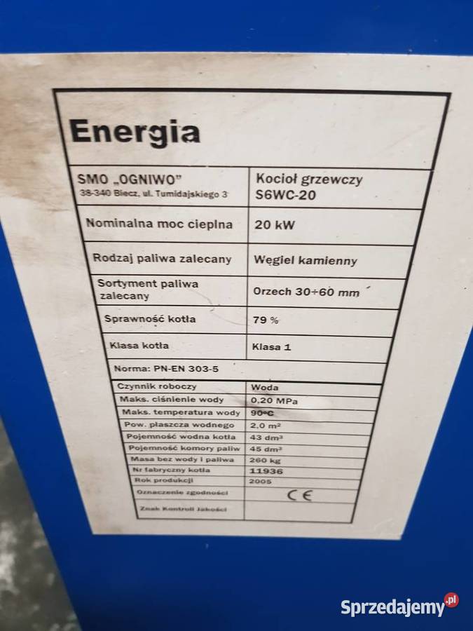 Piec węglowy Ogniwo Mysłowice sprzedam