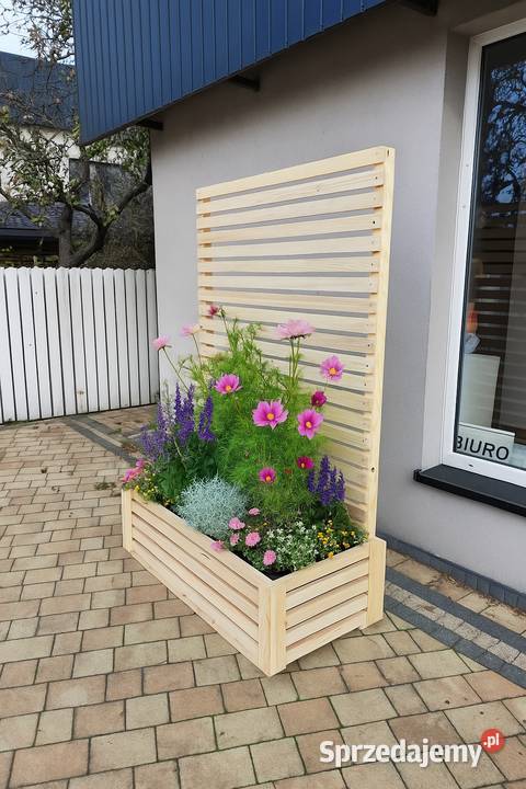 Donica Drewniana pergola kwietnik LAM3 Warszawa