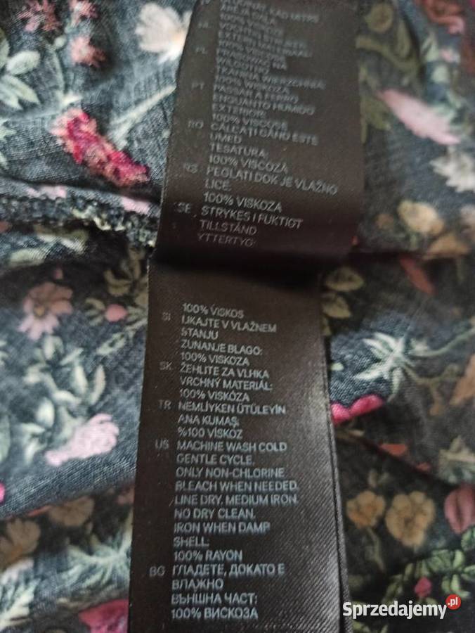 letnia w kwiatki HM Rozmiar 40(L) Moda i Styl Częstochowa