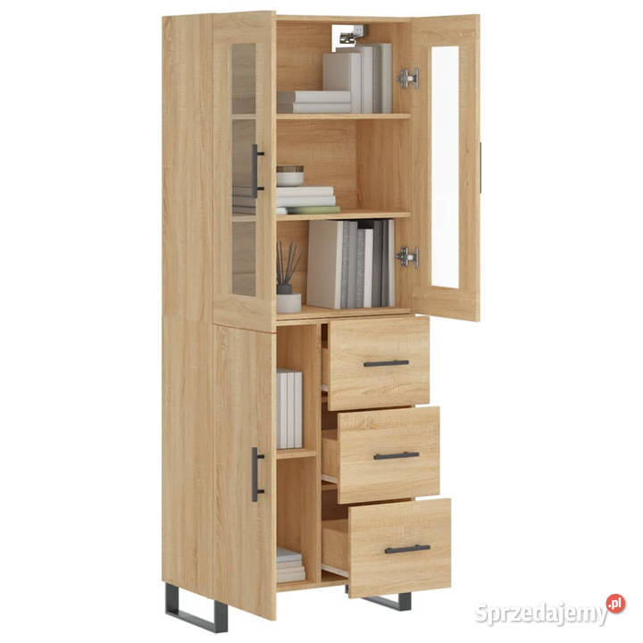 Witrynka dąb sonoma 695x34x180 materiał mazowieckie