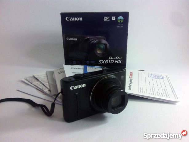 Aparat Canon PowerShot 610 HS czarny Warszawa