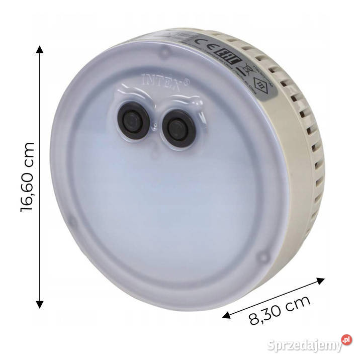 Wielokolorowa lampa LED na baterie do SPA INTEX Smogorzów