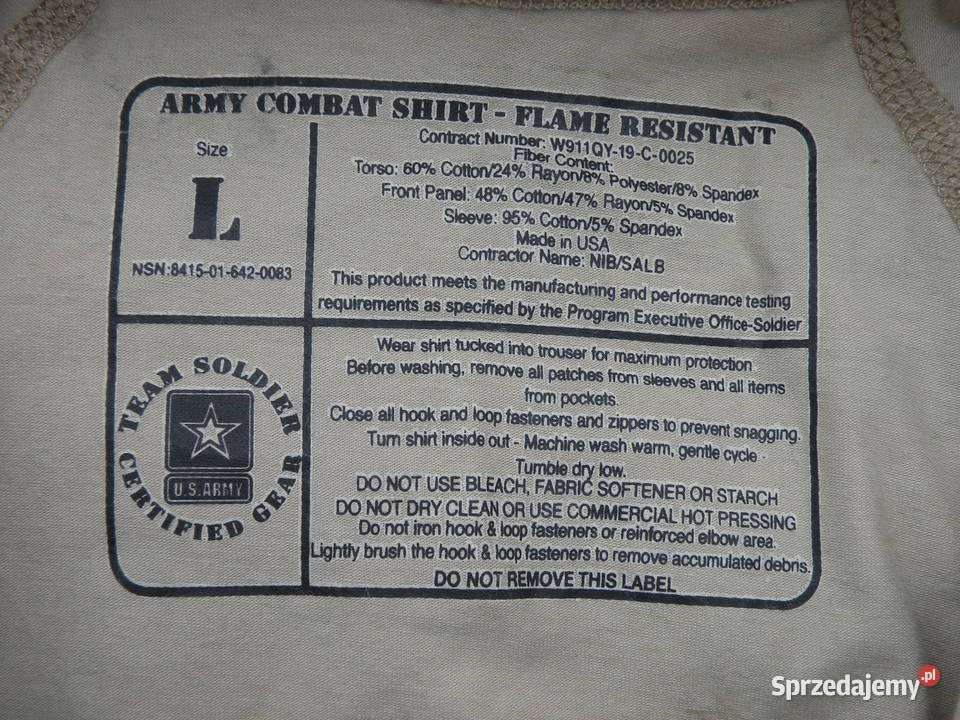 Combat shirt multicam ocp typ II large sprzedam