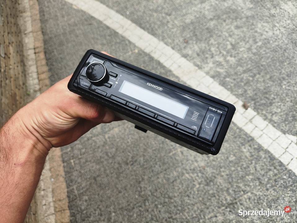 Radio samochodowe 1DIN Kenwood KMM104RY AUXUSB zdejmowany panel Niegowonice