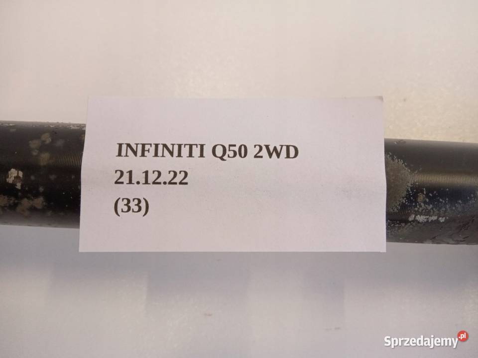PÓŁOŚ TYŁ TYLNA INFINITI Q50 30 T 2WD RWD Nowy Tomyśl
