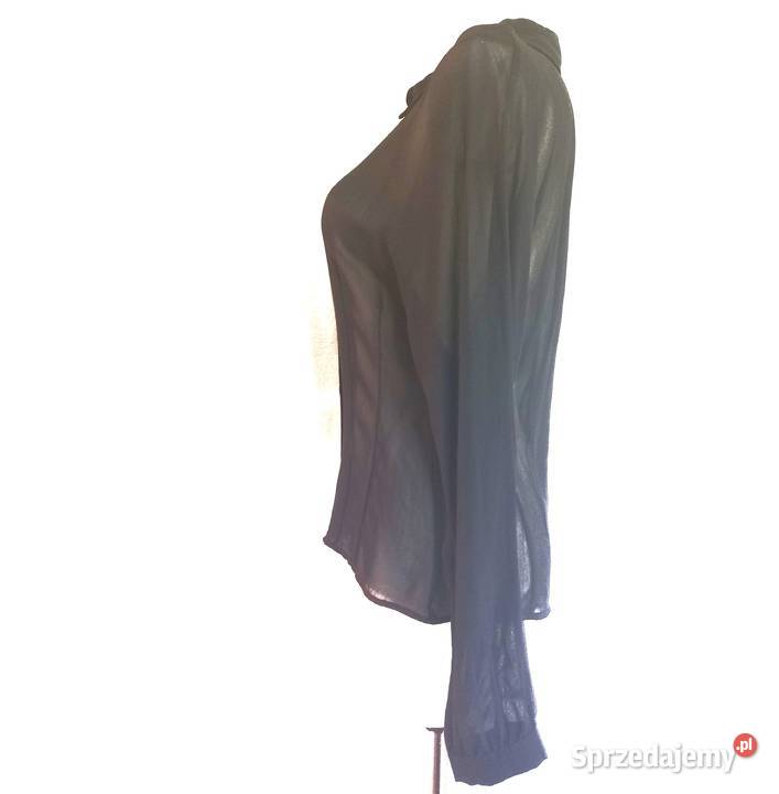 Bluzka czarna Długi Rękaw r 3840 elegancka NOWA Białystok