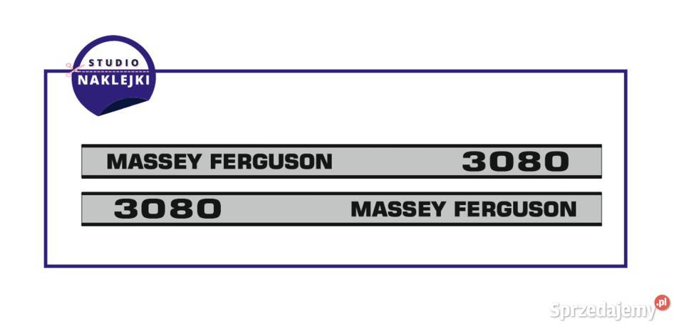 Naklejki Massey Ferguson 3080 Ciągnik Traktor Wyszków