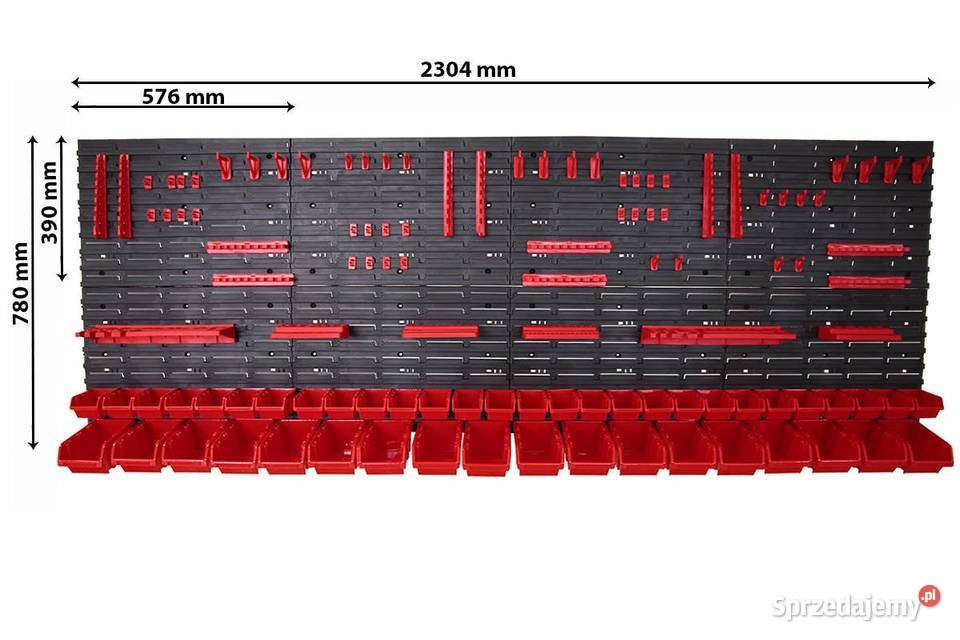 TABLICA ścianka NARZĘDZIOWA kuwety 230x78 118 Cieśle
