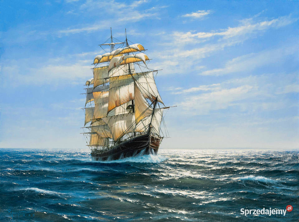 Obraz Olejny Słoneczny dzień Marek Rużyk Łódź