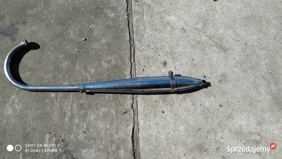 Komar sztywniak kompletny wydech tłumik oryginał Układ wydechowy Skoki