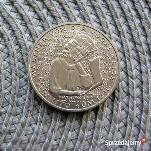 Niemcy 5 Marek 1980r Mennicza z połyskiem Numizmatyka