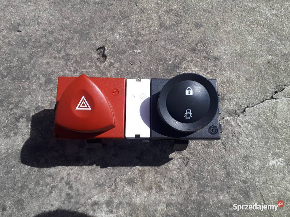 Przycisk awaryjnych zamykanie auta Megane 2 Panele sterowania, przełączniki Sandomierz sprzedam