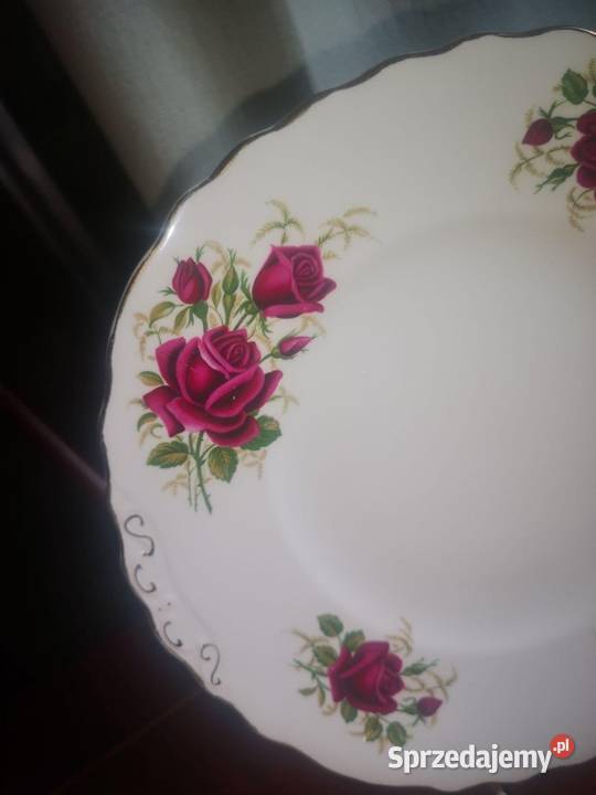 Filizanka z talerzykiem Colclough Made in Porcelana i szkło Gdańsk