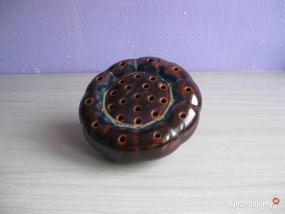 Stara ceramiczna ikebana Parowa kBolesławiec