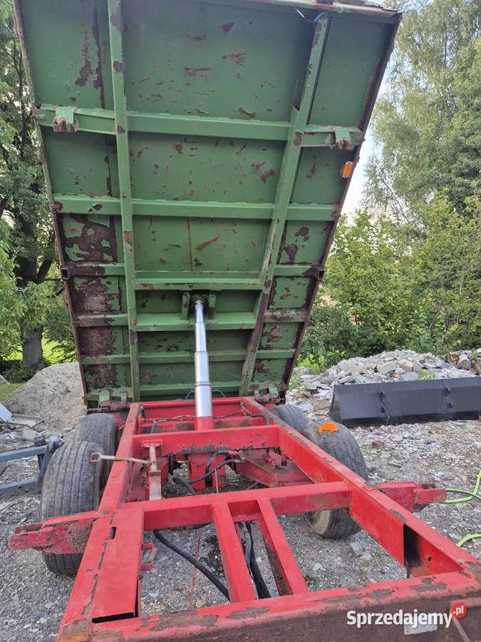 Przyczepa tandem warfama 8 przyczepa dwu osiową Gdów sprzedam