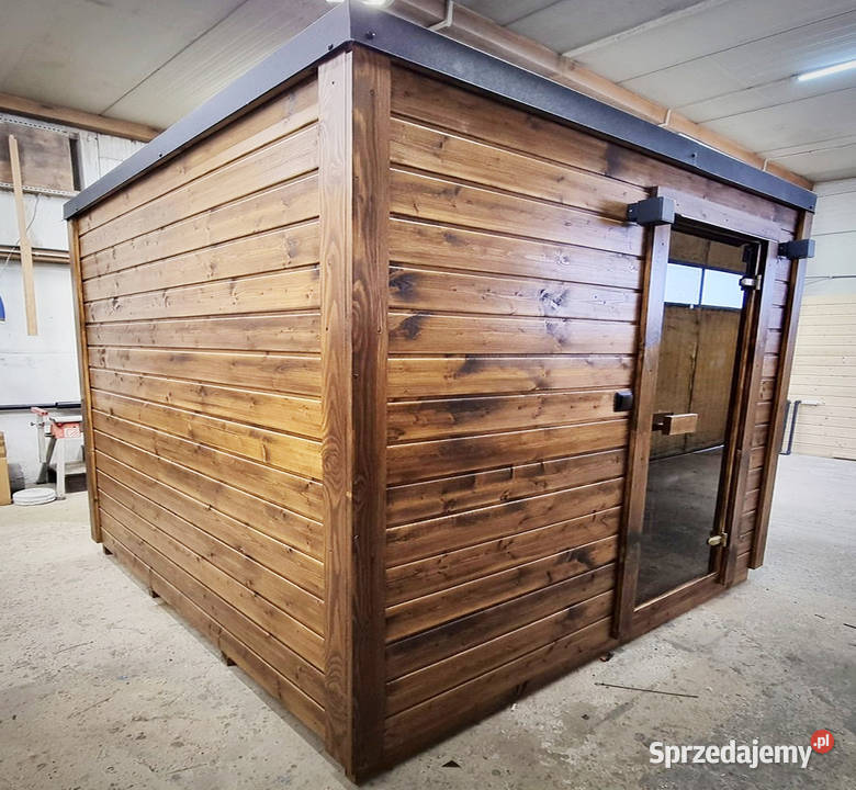 SAUNA OGRODOWA CUBE LUX 220 x 220 Sauny Wrocław