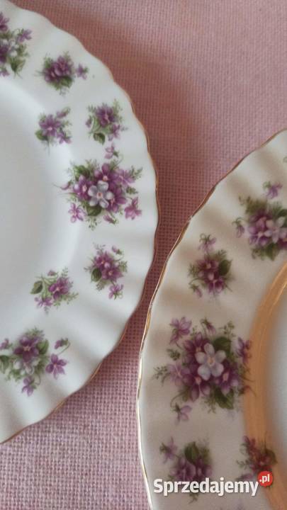TalerzykRoyal Albert Sweet Violets Słodkie Antyki, Sztuka, Kolekcje pomorskie Gdańsk