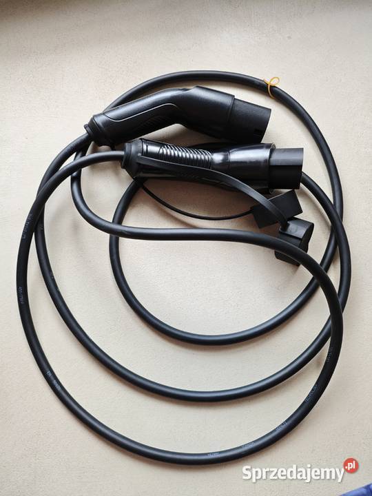 Kabel typ1 na typ2 ładowanie samochodu Kraków