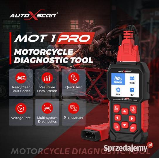 AUTOXSCAN MOTO 1 PRO Tester Diagnostyczny 1 Gorzów Wielkopolski