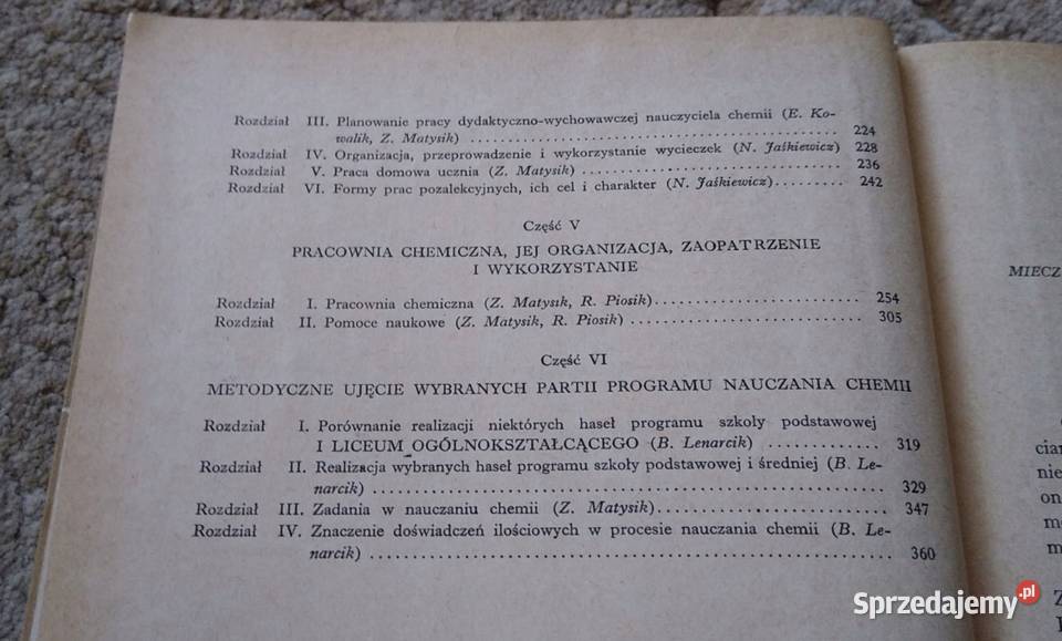 Metodyka nauczania chemii BogdańskaZarembina Gdańsk sprzedam
