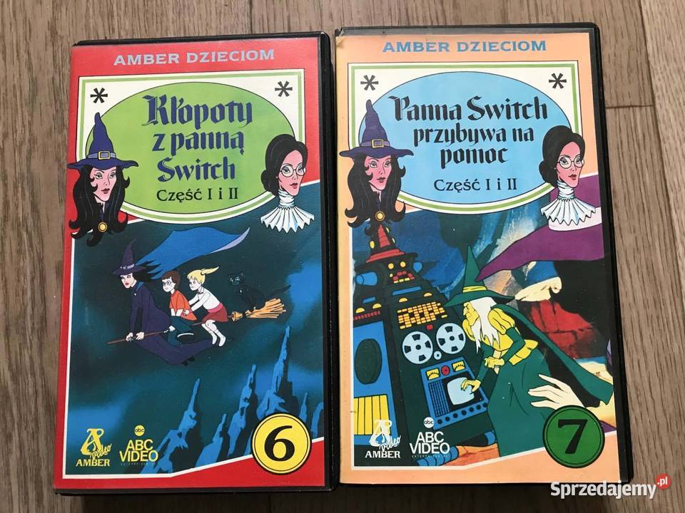 Panna Switch bajki na VHS stare kasety Video mazowieckie Warszawa sprzedam